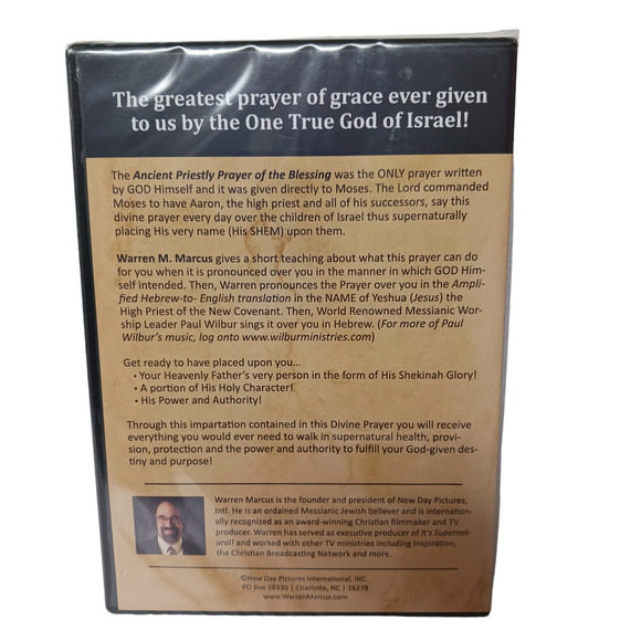 Ancient Priestly Prayer of the Blessing DVD English Hebrew Warren Marcus Jewish - Picture 4 of 10